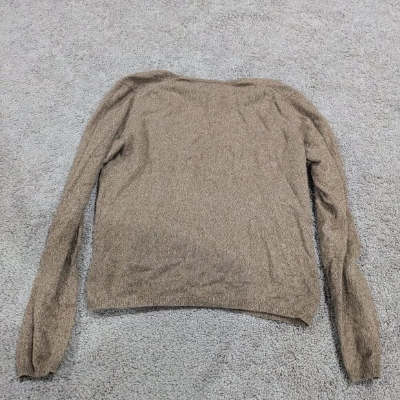 Croft & Barrow 100% Cashmere light brown sweater size Medium - Picture 7 of 8